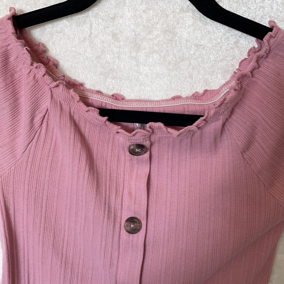 Justice button down top - Picture 3 of 5